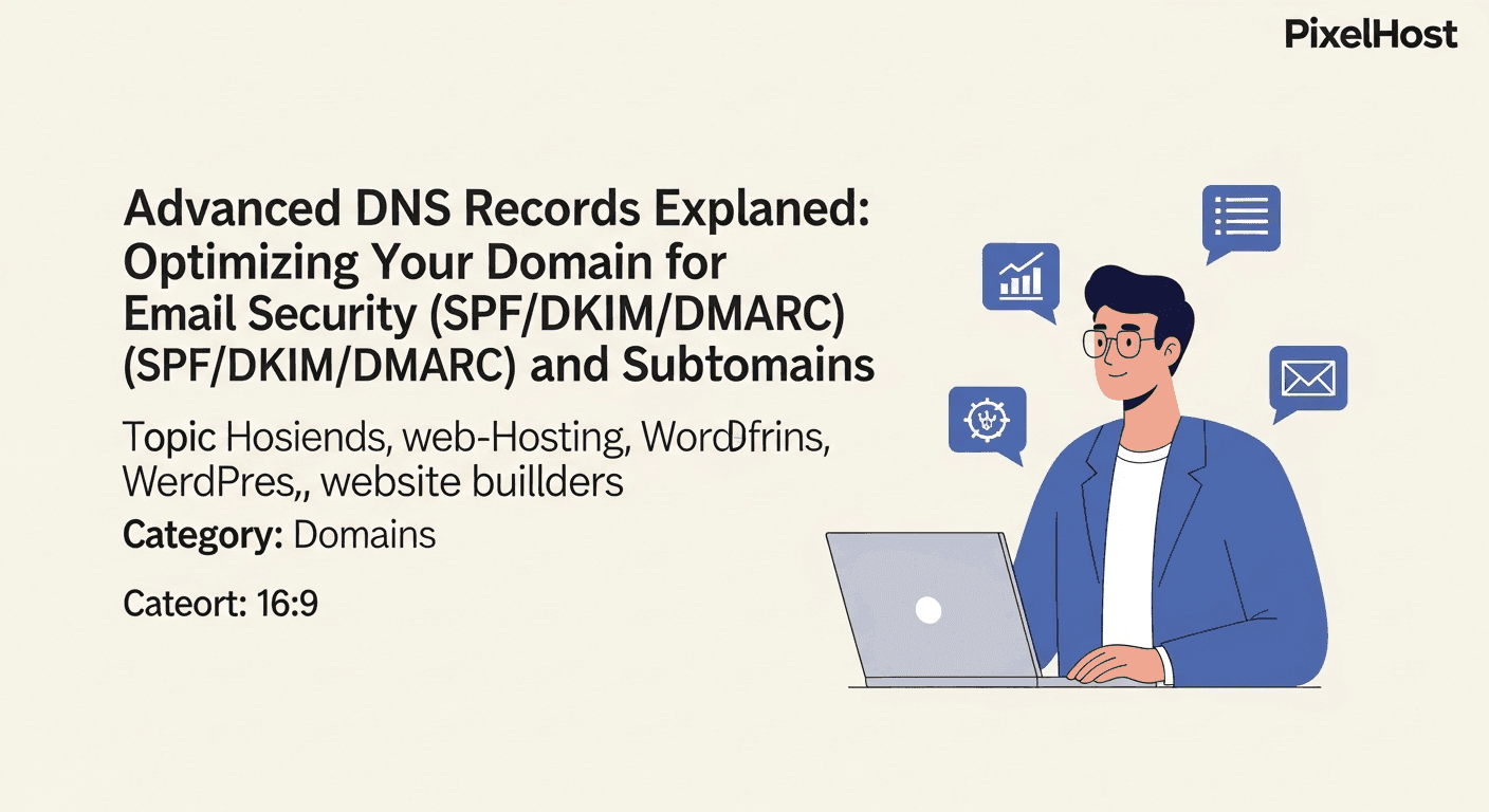 Advanced DNS Records Explained: Optimizing Your Domain for Email Security (SPF/DKIM/DMARC) and Subdomains