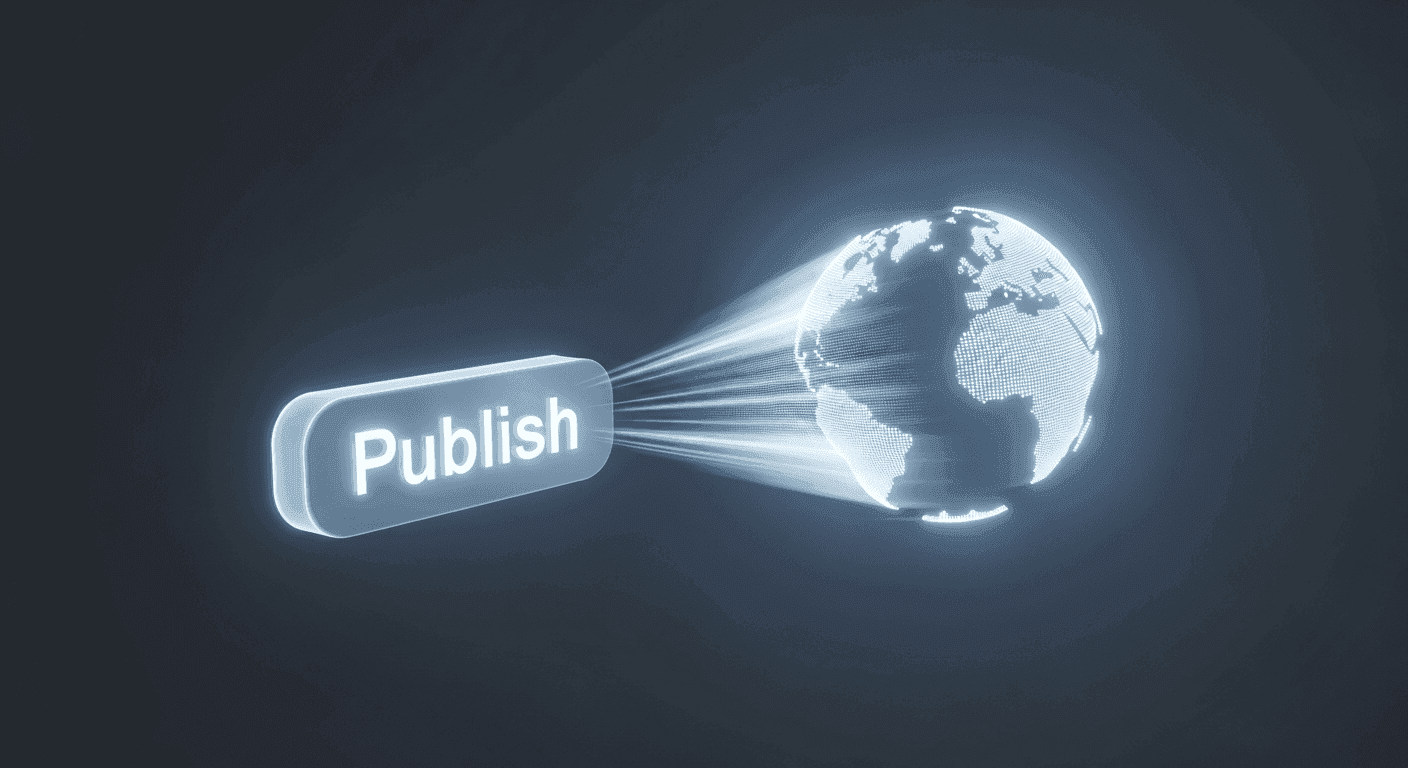The Website Builder's Path to Publishing: From Editor to Public
